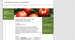 Desktop Screenshot of pomologischer-garten.de