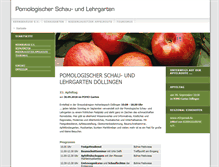 Tablet Screenshot of pomologischer-garten.de